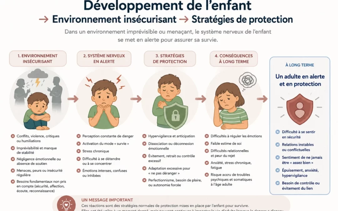 Traumatisme Complexe : Environnement insécurisant et stratégie de protection